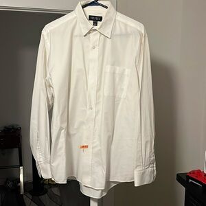 White Collared Dress Shirt - Bergamo New York
